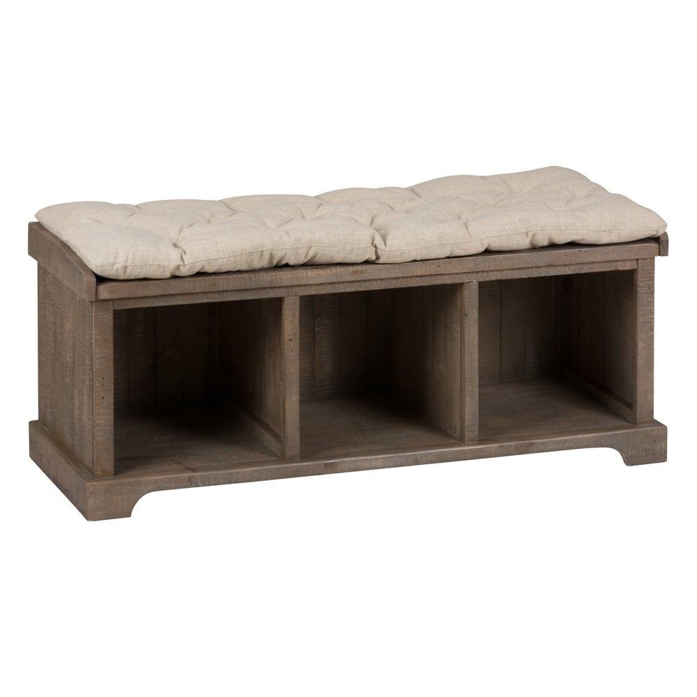 Jofran Slater Mill Pine Storage Bench