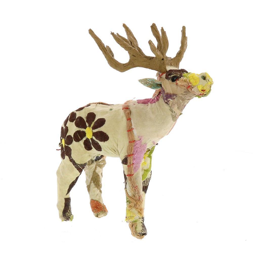 HomArt Bavarian Forest Stag Standing - Petite - Set of 4 - Beige