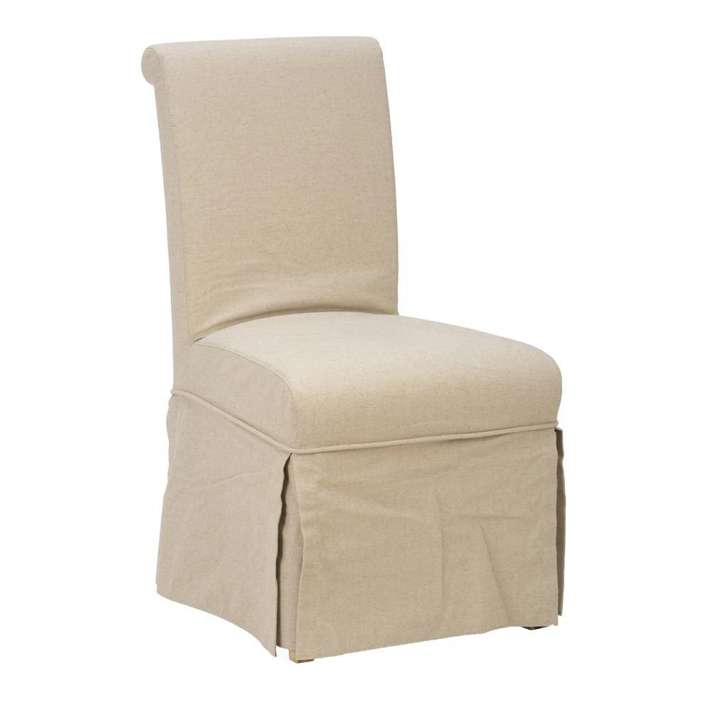 Jofran Slater Mill Slipcovered Parson Chair