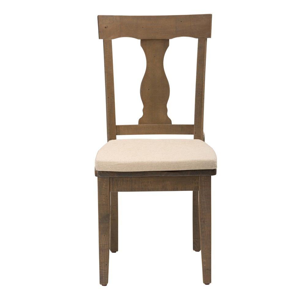 Jofran Slater Mill Reclaimed Pine Splat Back Dining Chair