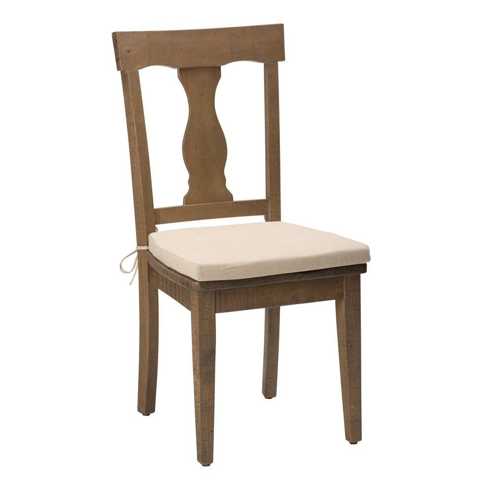 Jofran Slater Mill Reclaimed Pine Splat Back Dining Chair