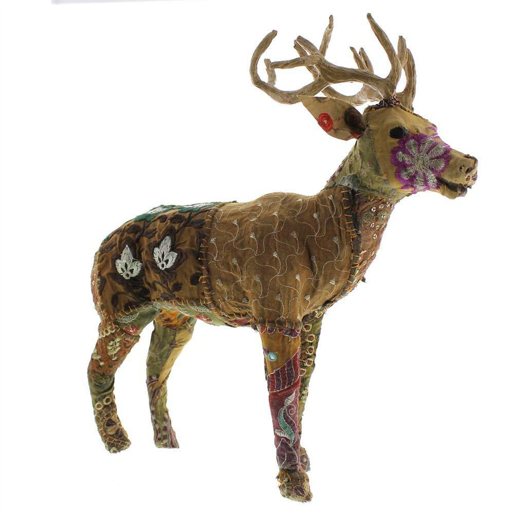 HomArt Bavarian Forest Stag Standing - Large - Deep Brown
