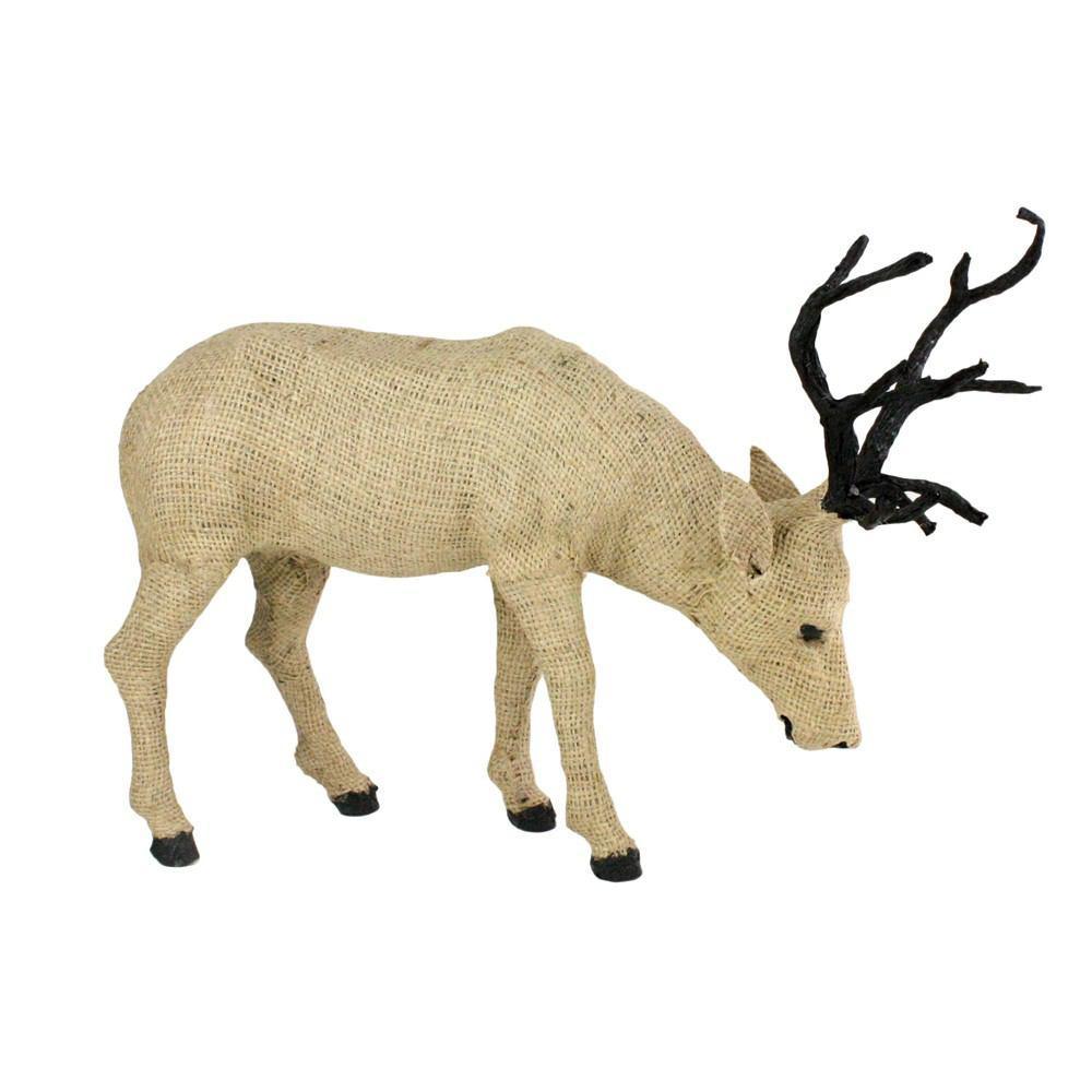 HomArt Burlap Stag Head Down - Natural - Feature Image