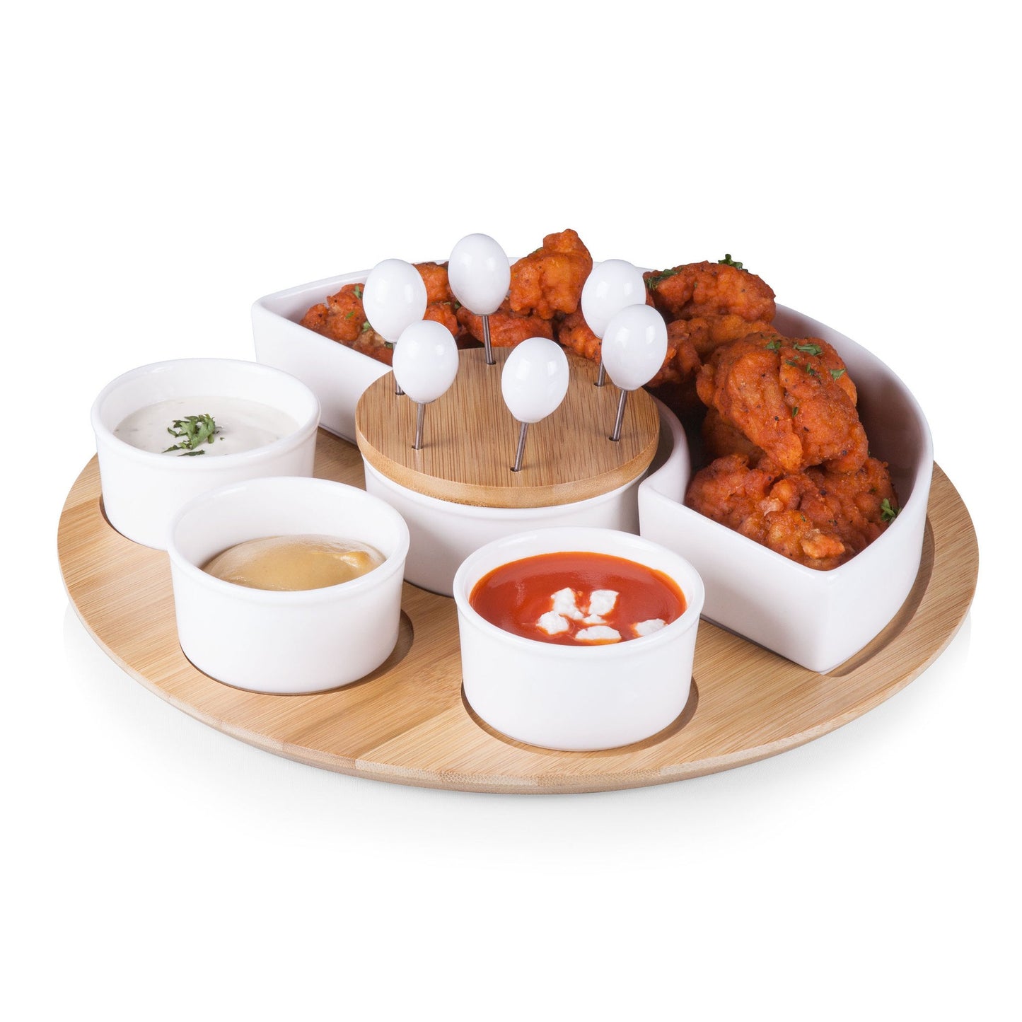 Picnic Time Symphony Appetizer Serving Set - Set of 2