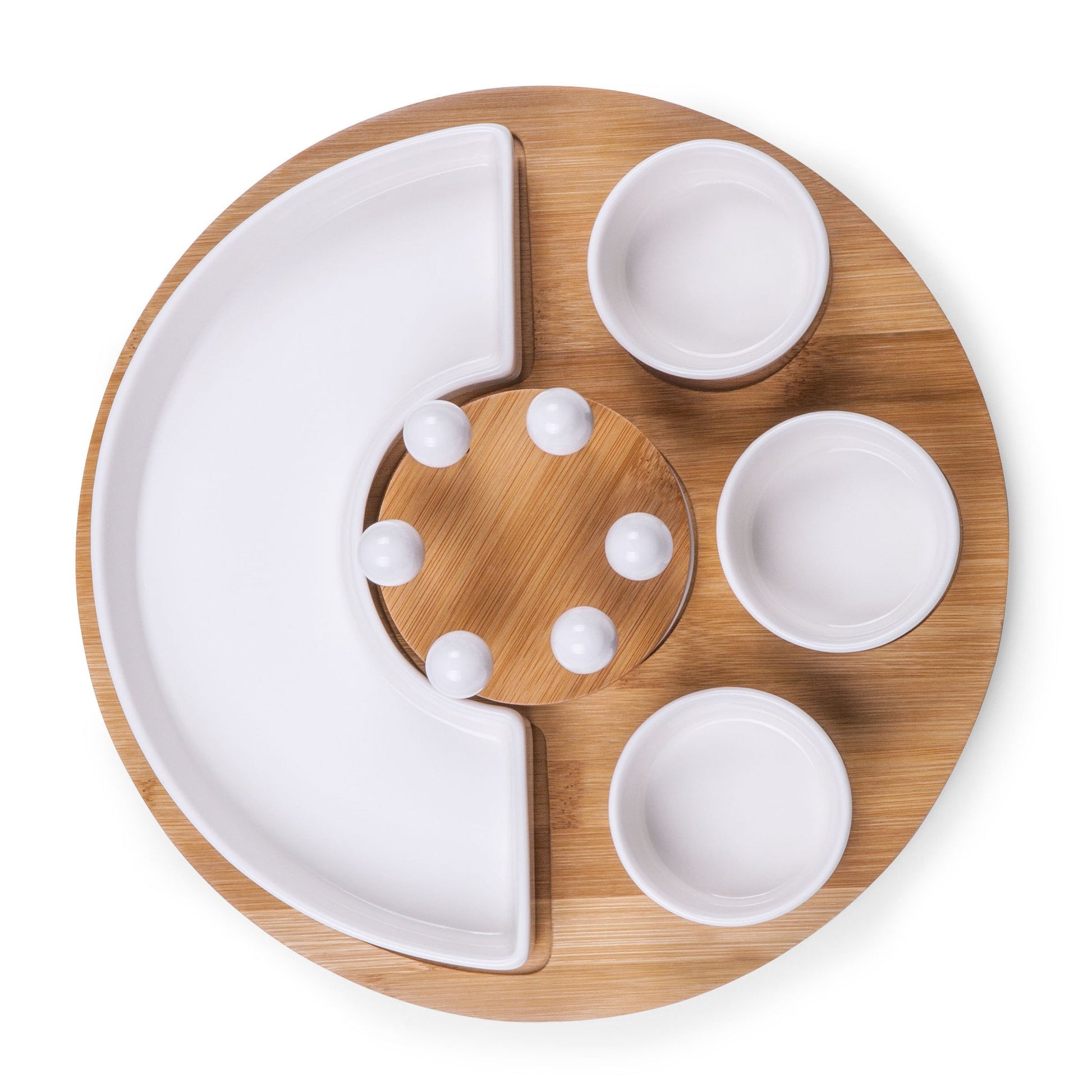 Picnic Time Symphony Appetizer Serving Set - Set of 2