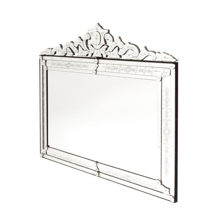 Extra Large Horizontal Venetian Mirror by GO Home