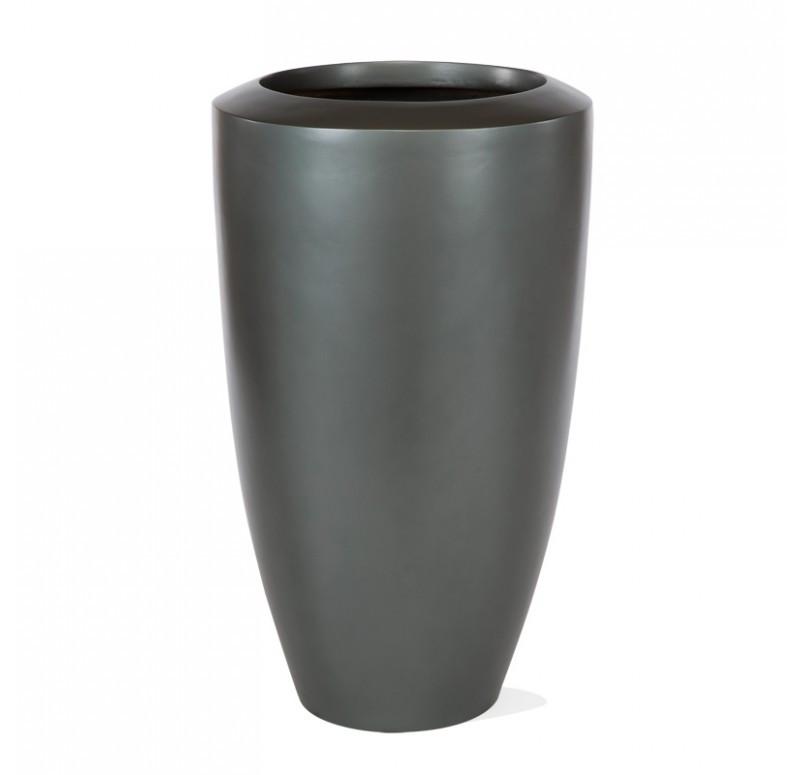 Gold Leaf Design Group Barrel Planter - Pewter