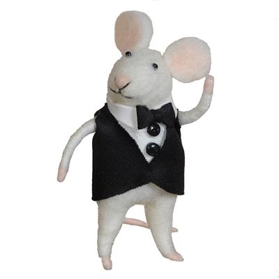 HomArt Felt Mouse Ornament - Set Of 6