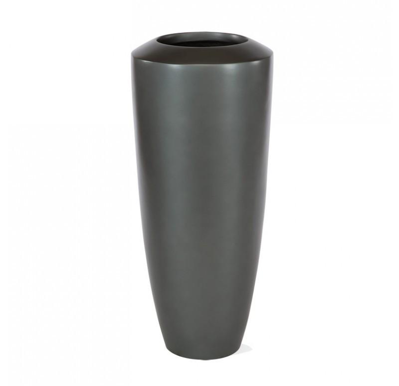 Gold Leaf Design Group Barrel Planter - Pewter