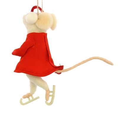 HomArt Ice Skating Mouse - Set Of 6