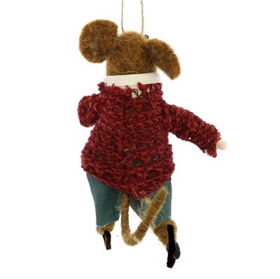 HomArt Ice Skating Mouse - Set Of 6