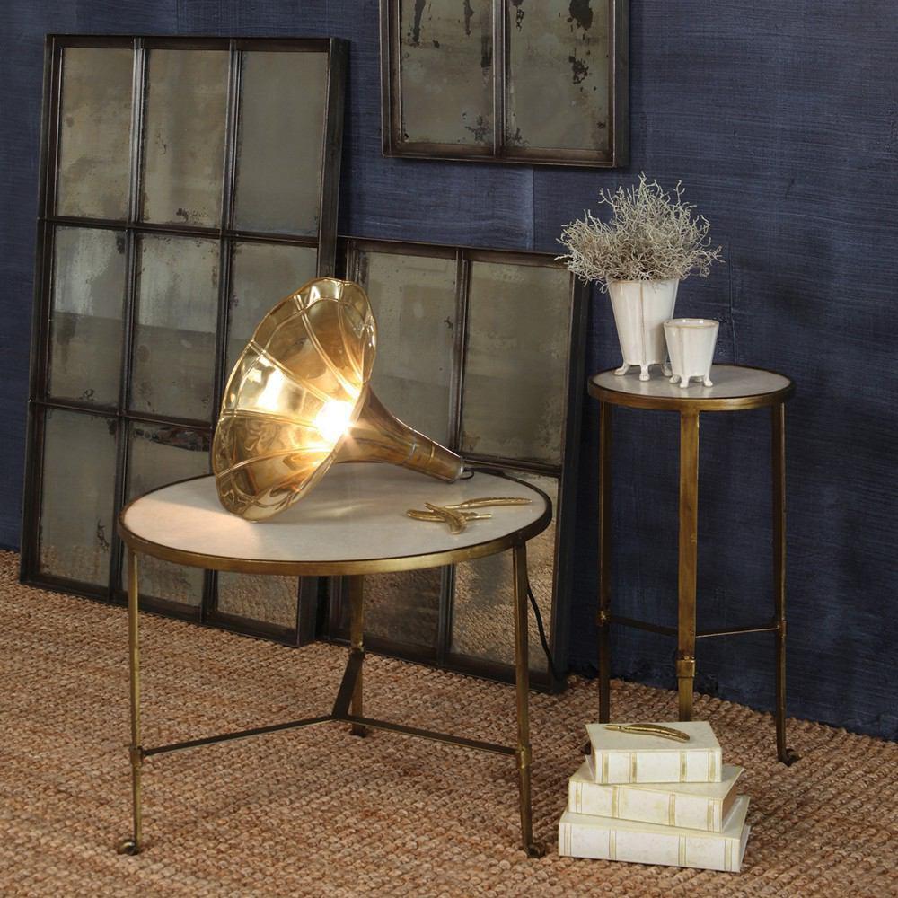 HomArt Carrefour Iron Mirror - Antique Nickel