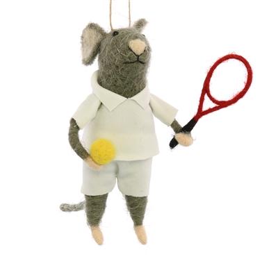HomArt  Tennis Player Guy Mouse - Set Of 6
