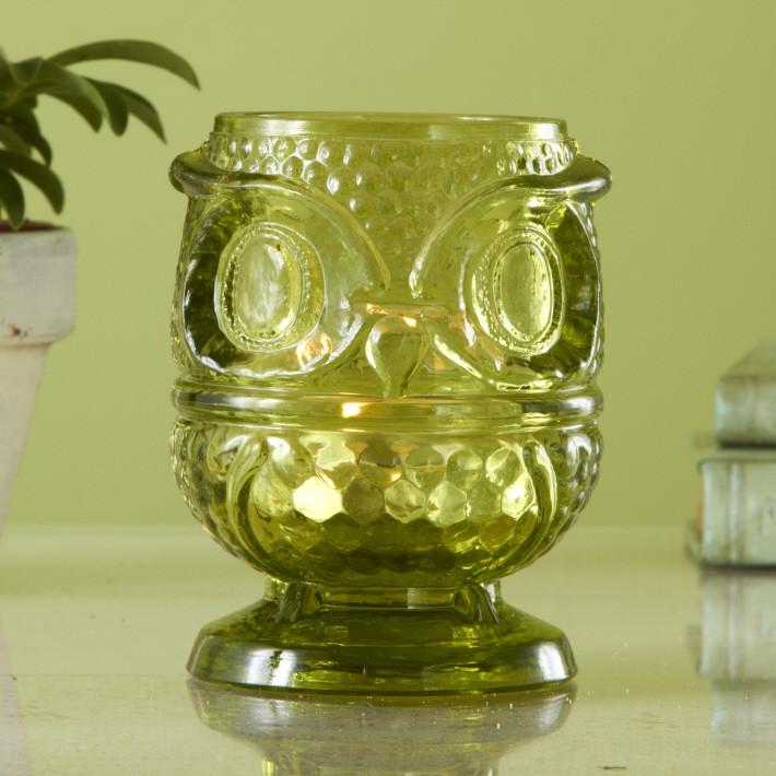 Two's Company Owl Tealight Holder - set of 6