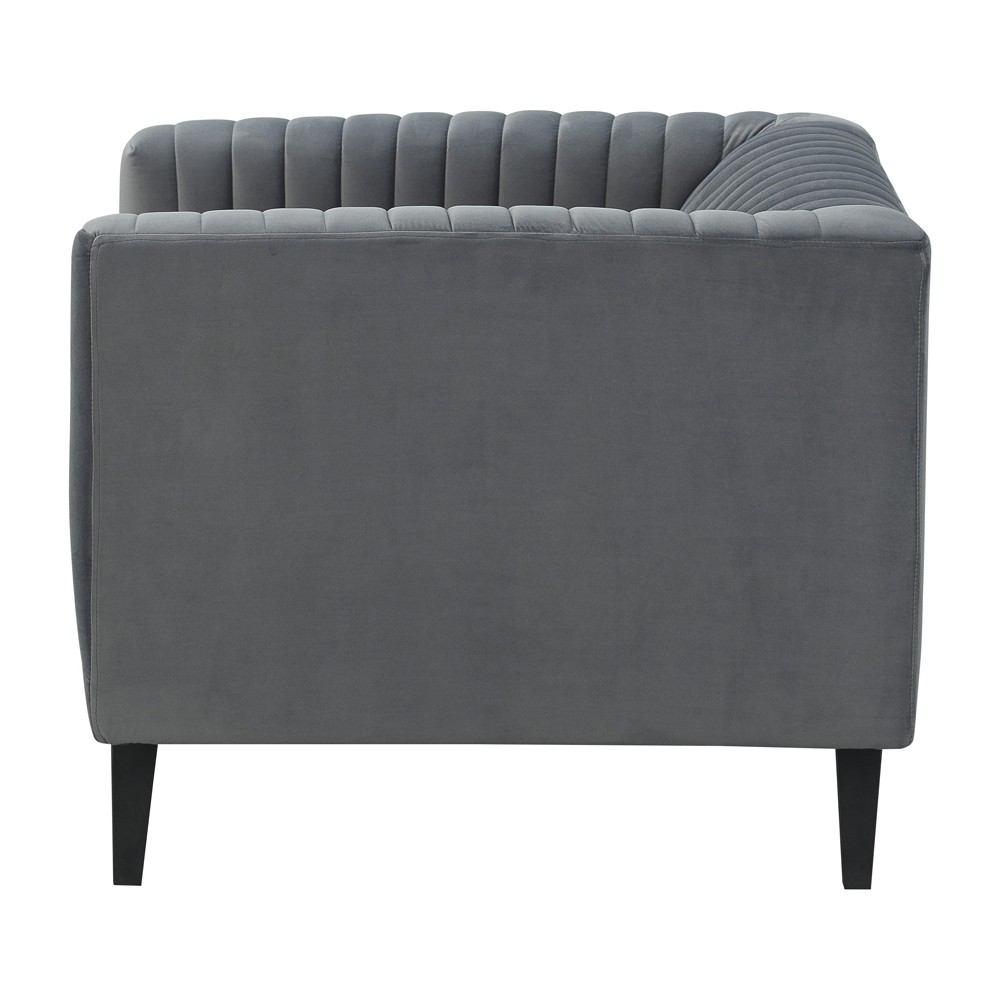 Manhattan Comfort Vandam 1-Seat Velvet Armchair