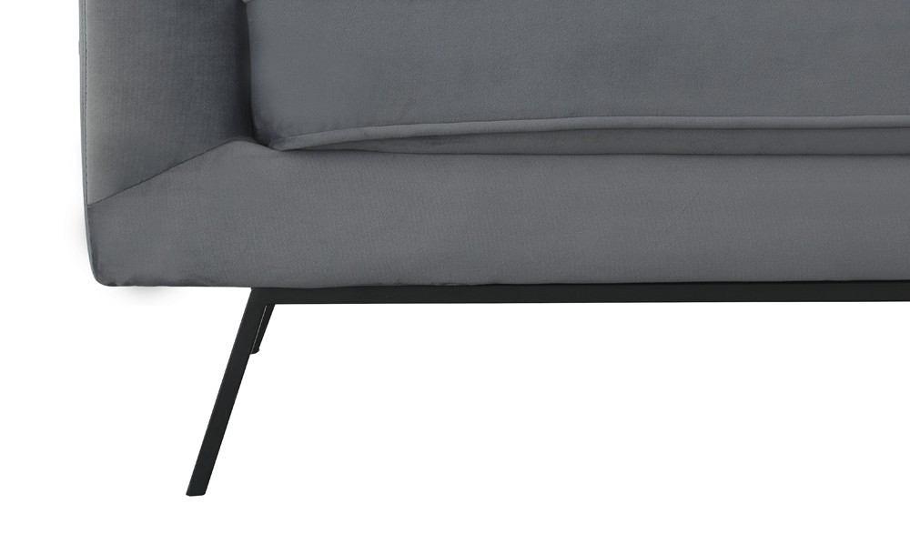 Manhattan Comfort Vandam 1-Seat Velvet Armchair
