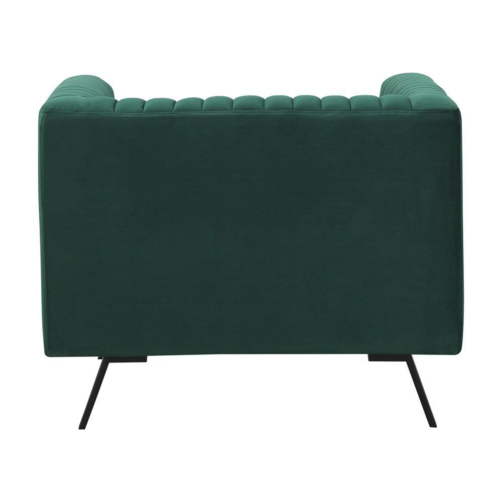 Manhattan Comfort Vandam 1-Seat Velvet Armchair