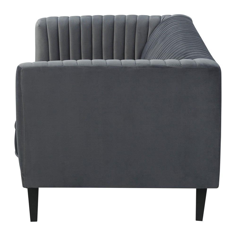 Manhattan Comfort Vandam 2-Seat Velvet Loveseat