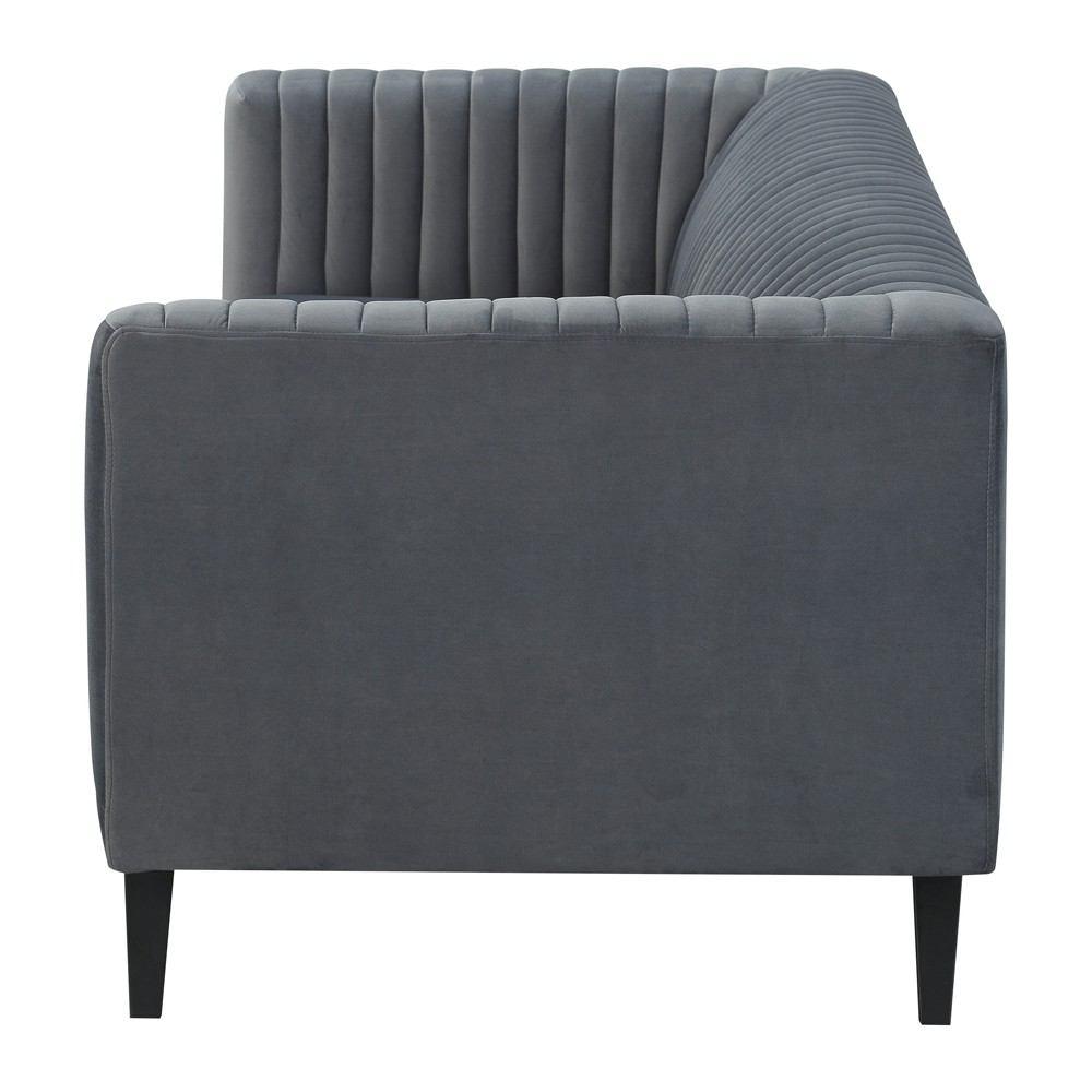 Manhattan Comfort Vandam 3-Seat Velvet Sofa