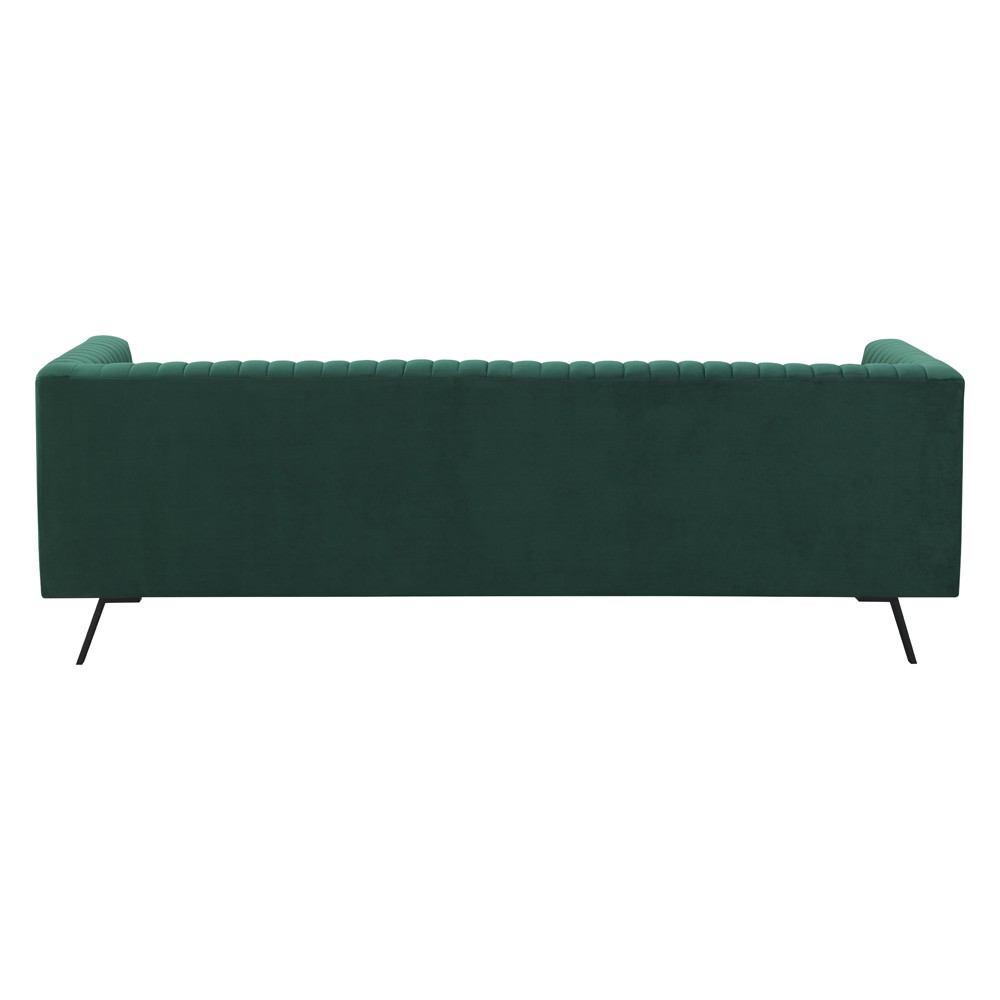 Manhattan Comfort Vandam 3-Seat Velvet Sofa