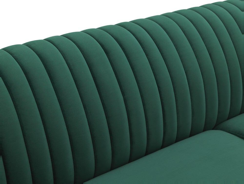 Manhattan Comfort Vandam 3-Seat Velvet Sofa