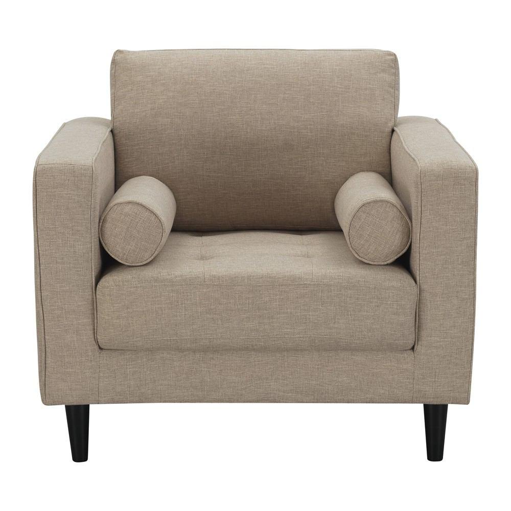 Manhattan Comfort Arthur 1-Seat Tweed Armchair