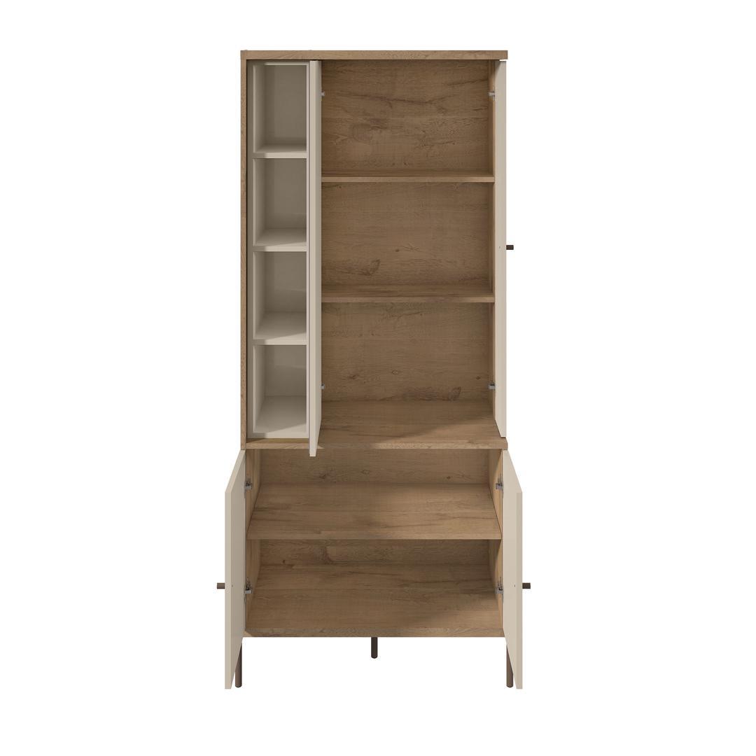 Manhattan Comfort Joy Vanity Jewelry Armoire with Mirror
