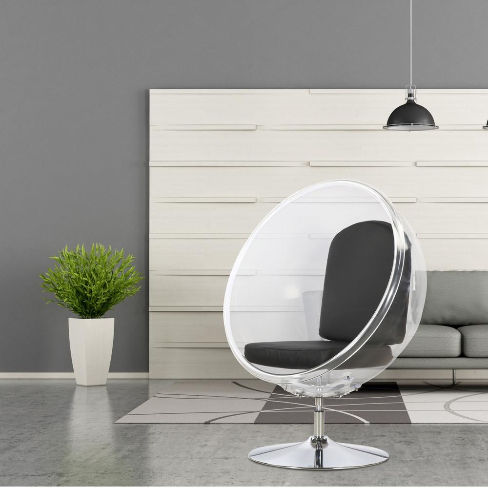 Fine Mod Imports Ball Acrylic Chair