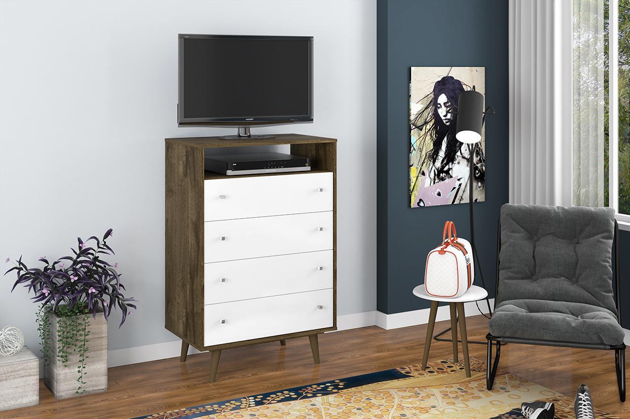 Manhattan Comfort Liberty 4-Drawer Dresser Chest