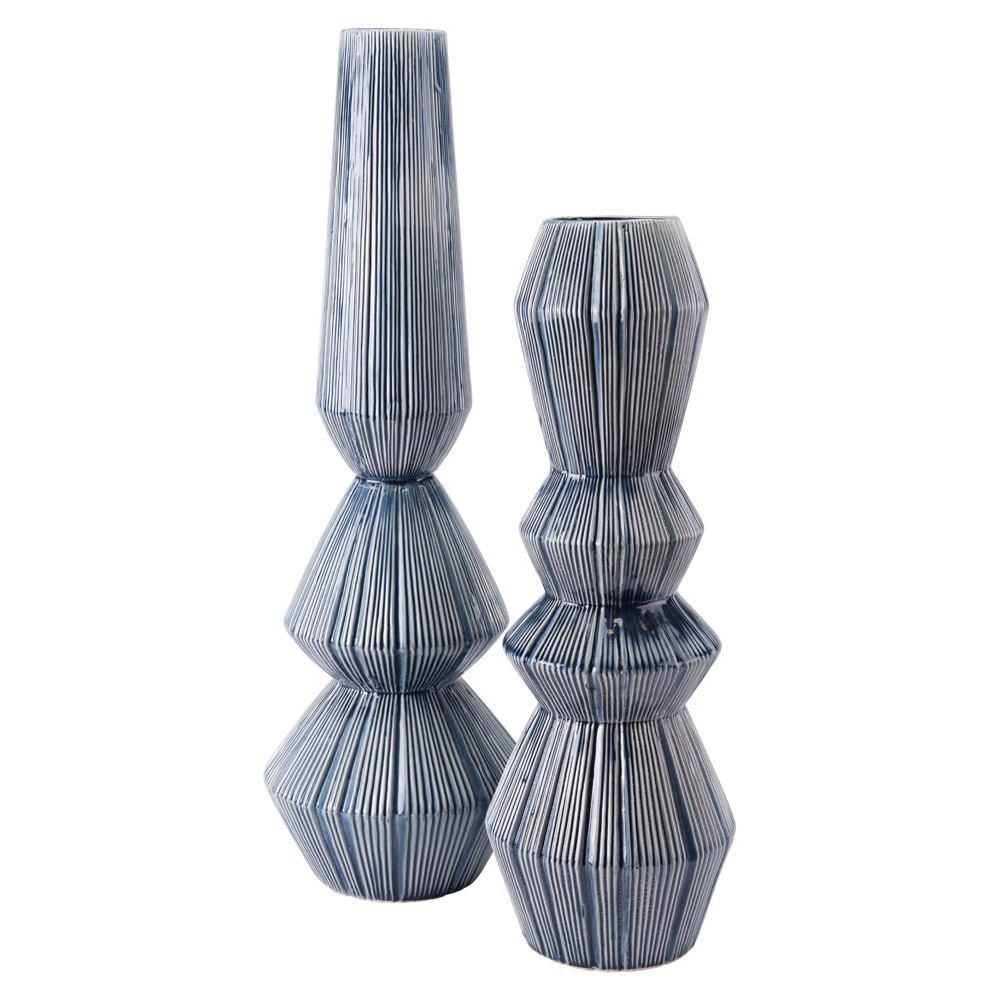 Zuo Quarto Vase Blue & White