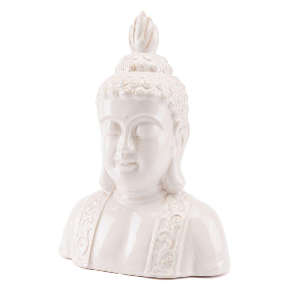 Zuo Distressed Buddha Head Ivory