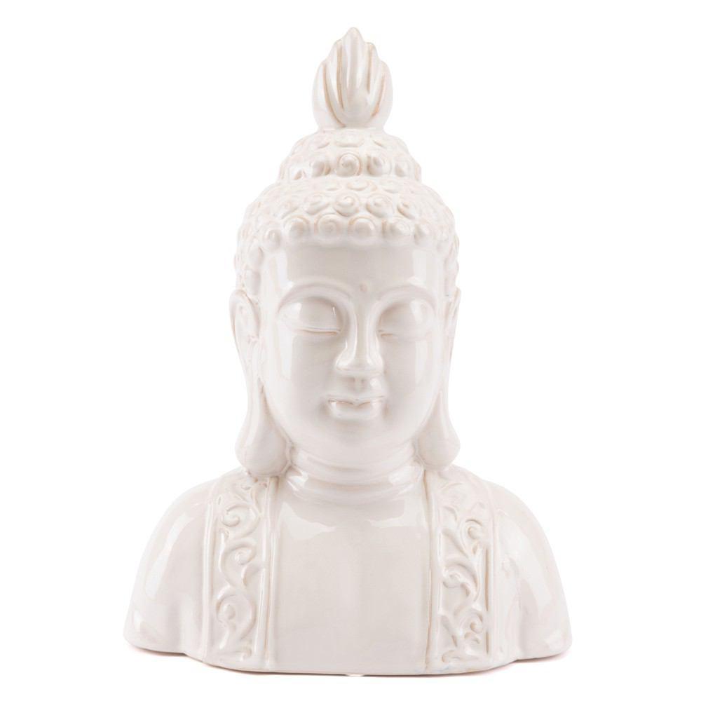 Zuo Distressed Buddha Head Ivory