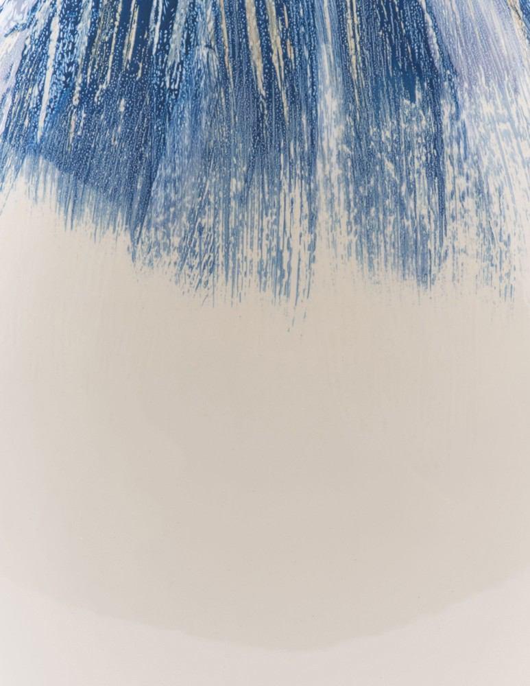 Zuo Ombre Round Vase Blue & White