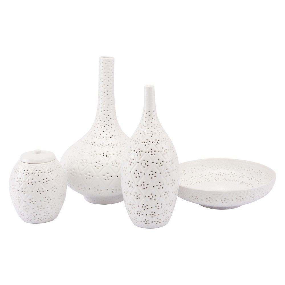 Zuo Floral Bottle White