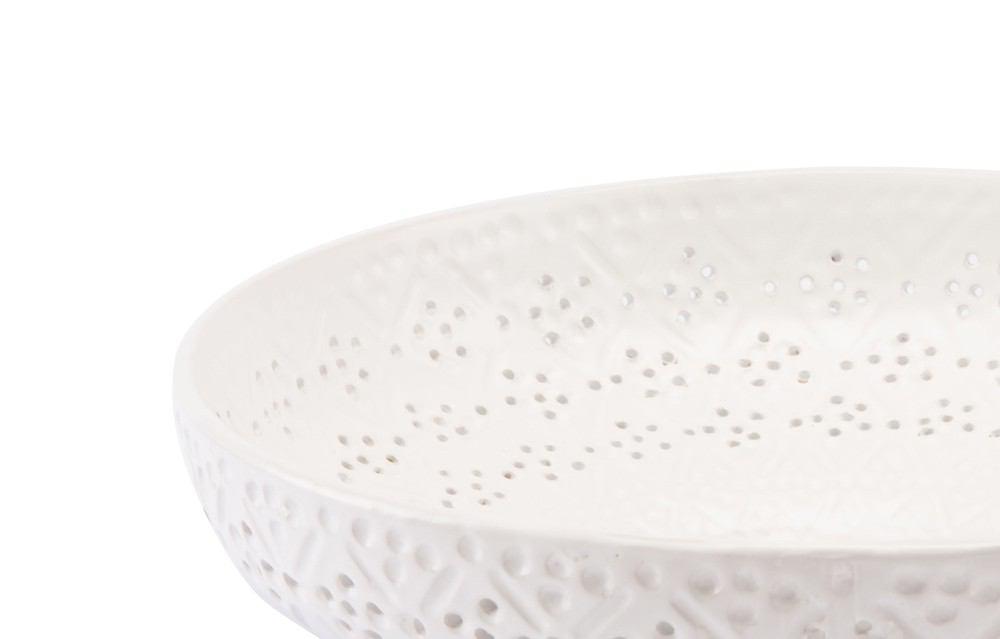 Zuo Floral Bowl White