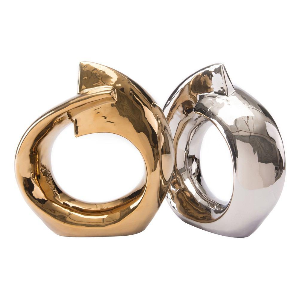 Zuo Silver Ring Figurine Silver