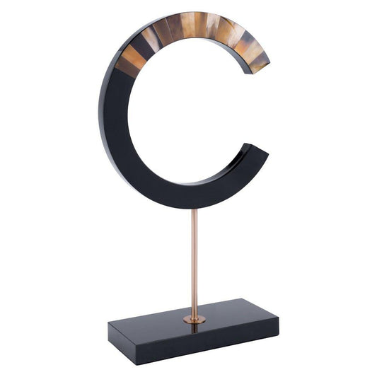 Zuo C-Shape With Marble Stand Black