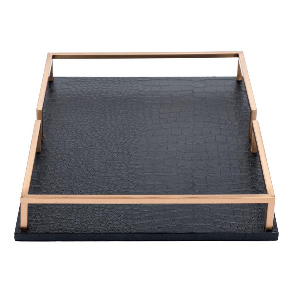 Zuo Square Tray Black