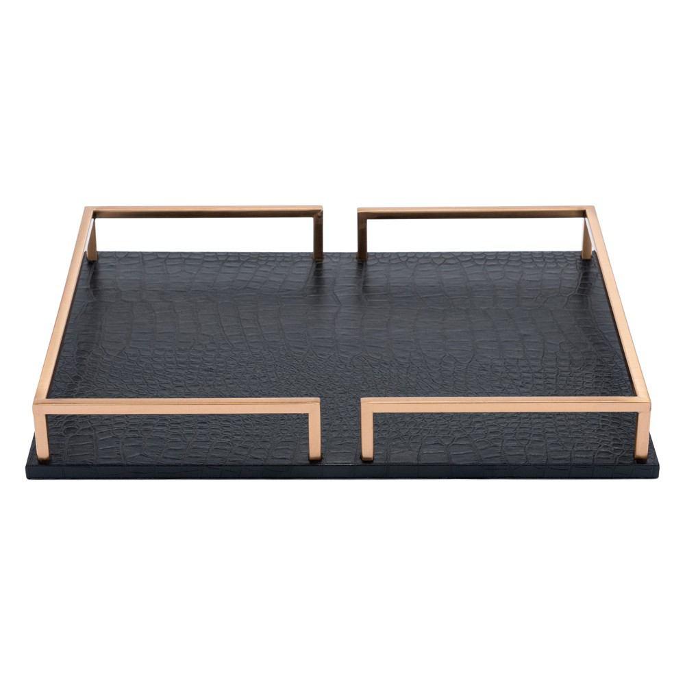 Zuo Square Tray Black