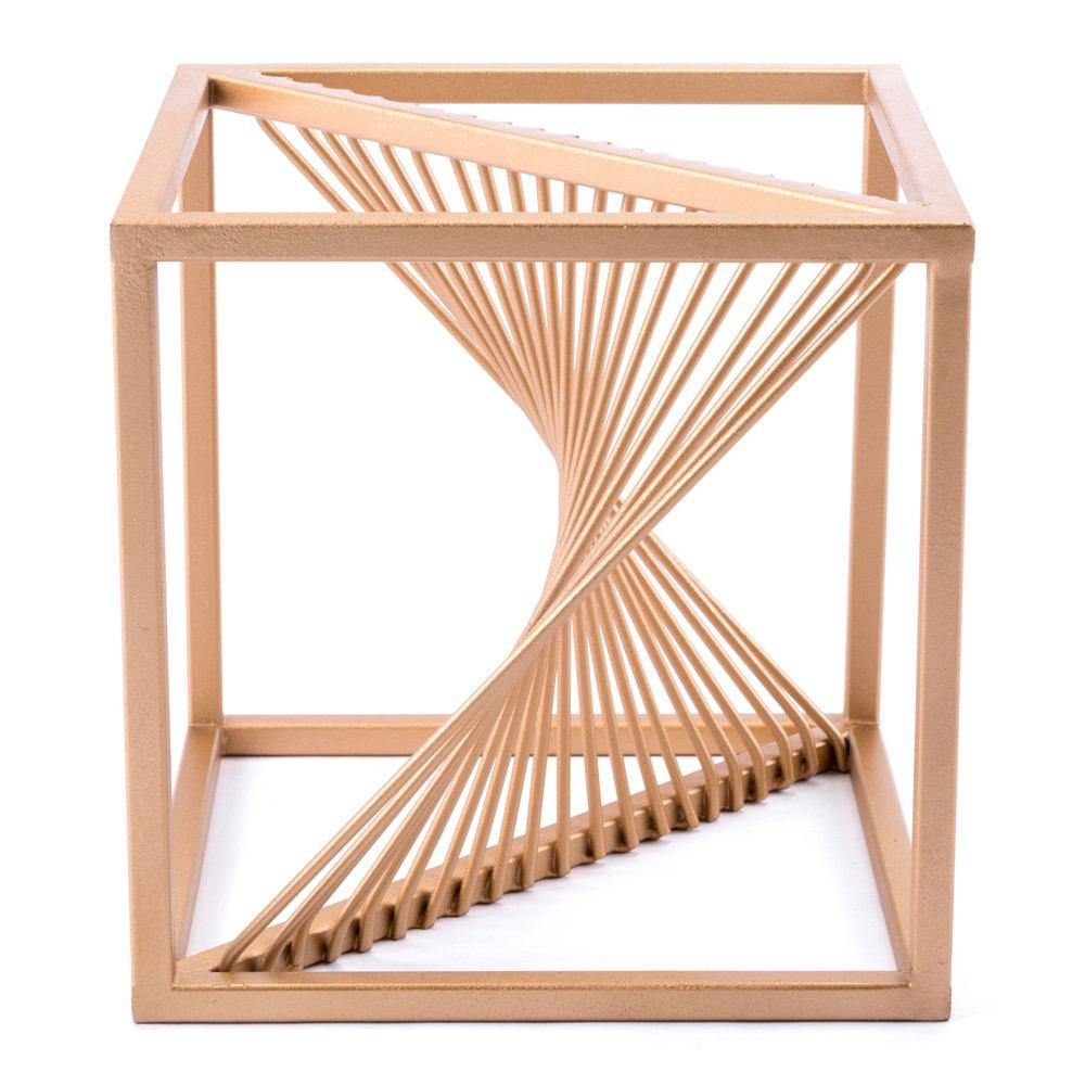 Zuo Twisted Cube Antique - Brass