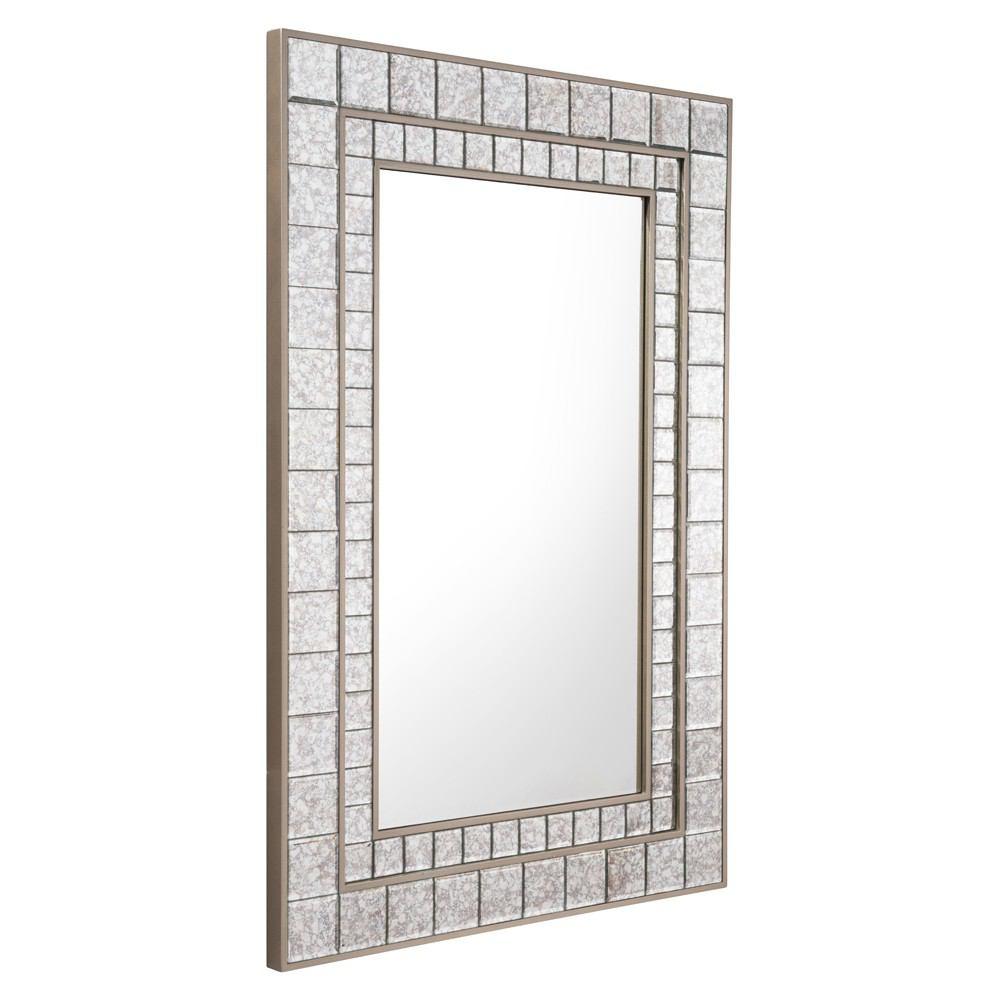 Zuo Mirror Mini Squares Mirror Antique