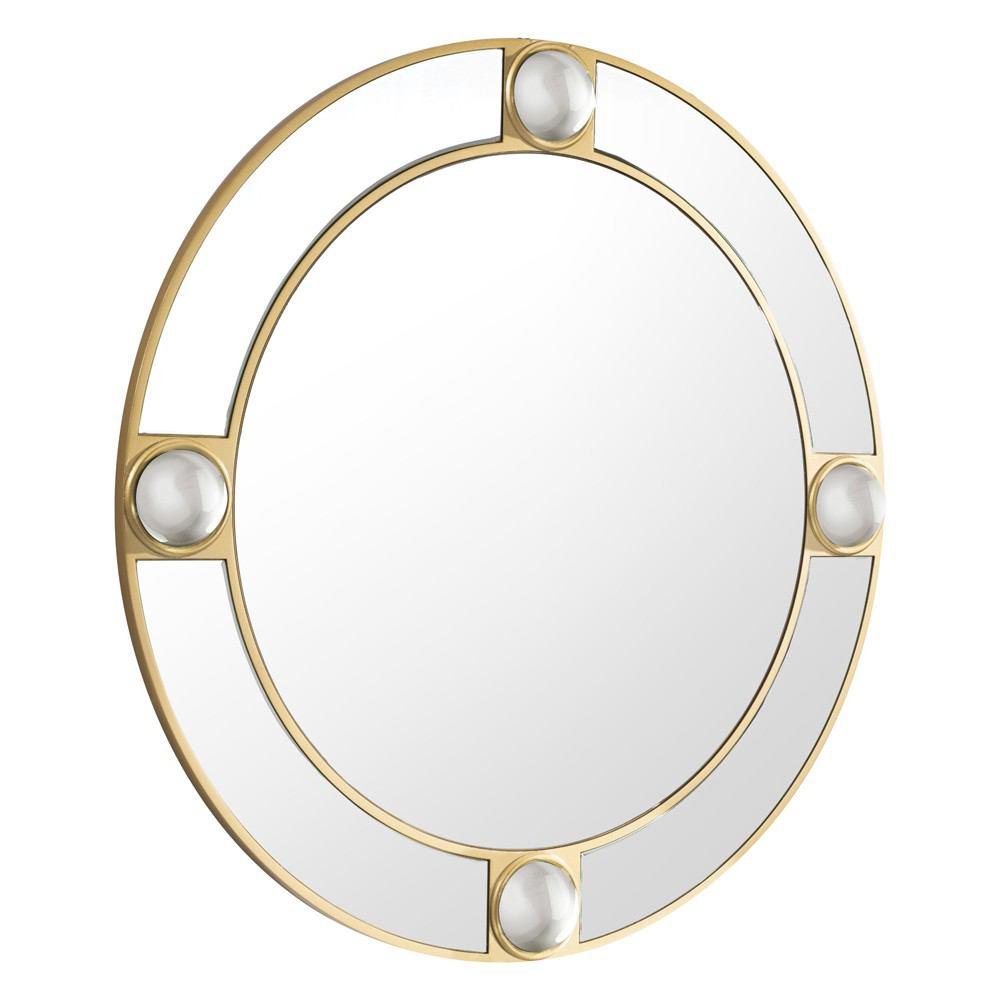 Zuo Round Lucite Mirror And Lucite