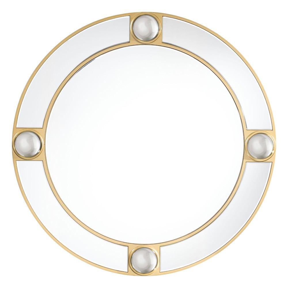 Zuo Round Lucite Mirror And Lucite