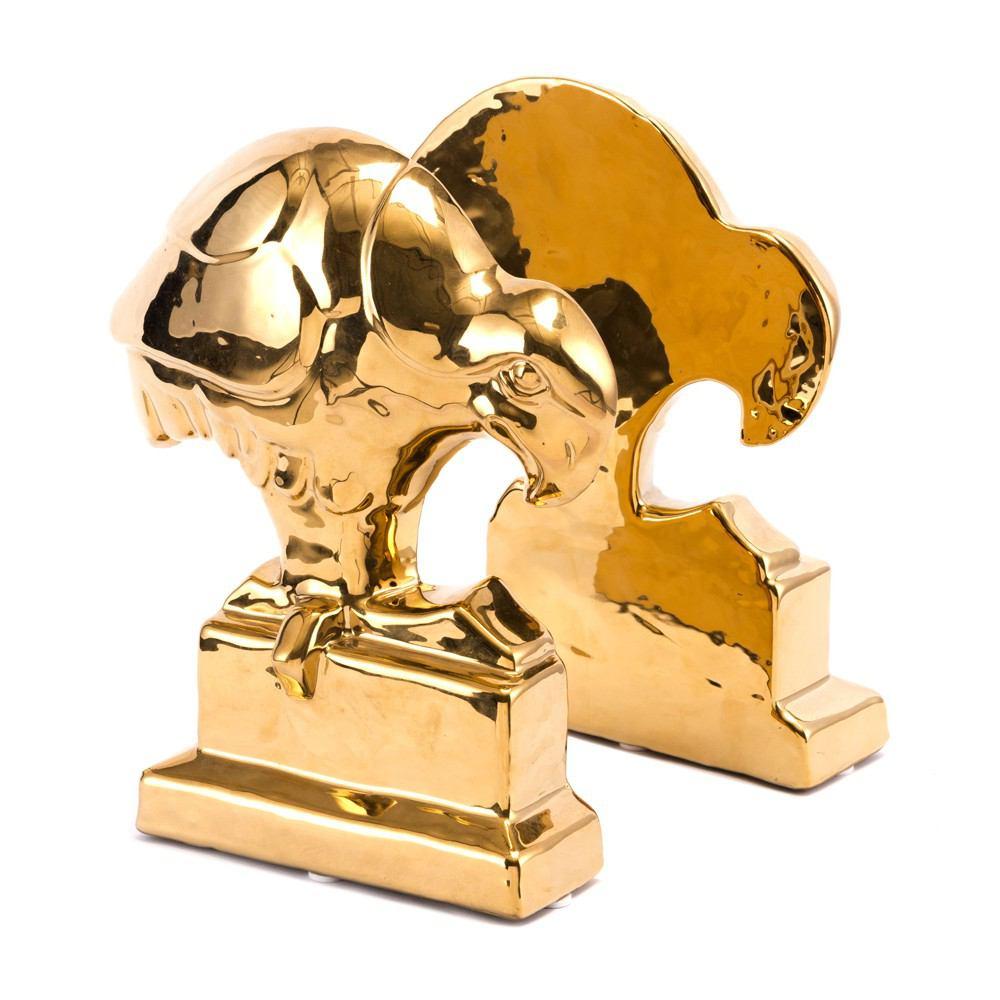 Zuo Bird Bookends Gold