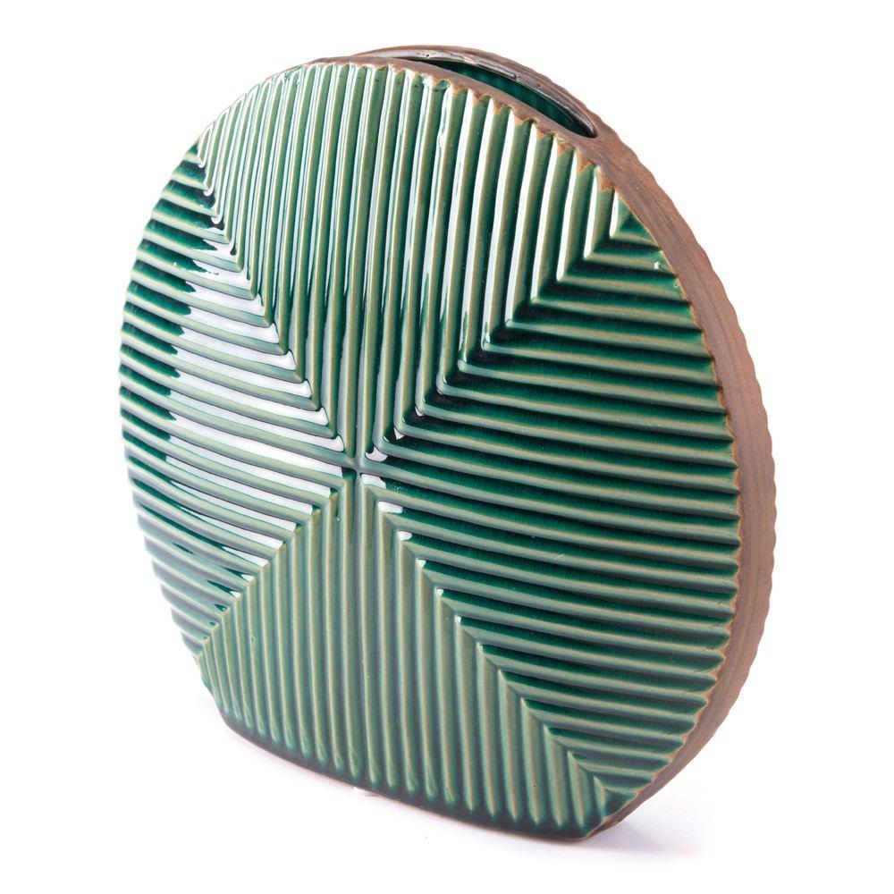 Zuo Green Round Vase Green