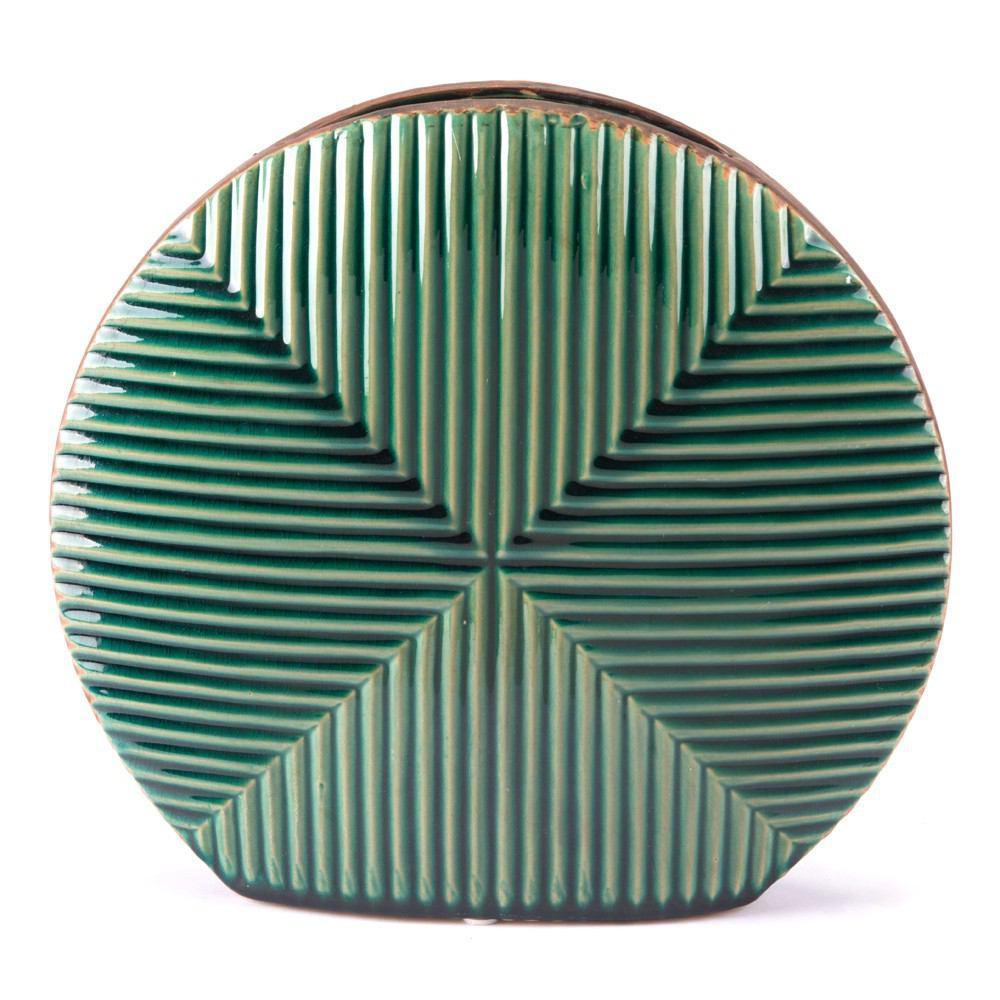 Zuo Green Round Vase Green