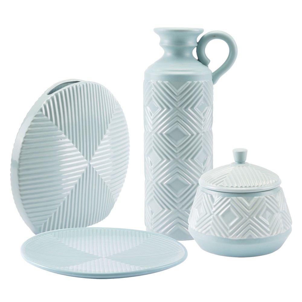 Zuo Herringbone Bottle Large Blue