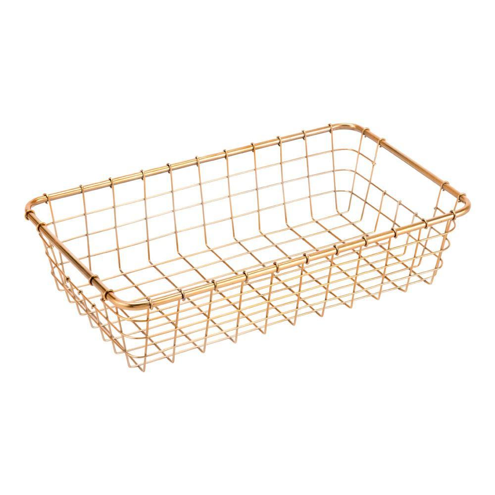 Zuo Baskets Gold - Set Of 3