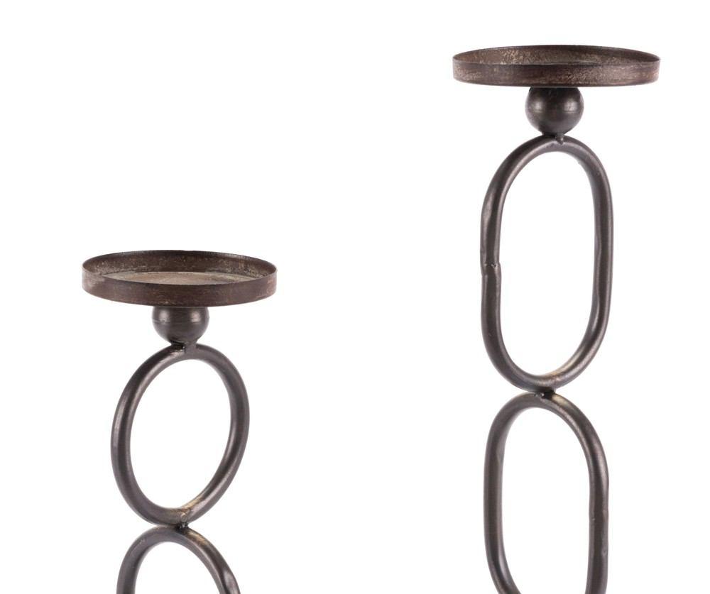 Zuo Chain Candle Holders Antique - Set Of 2