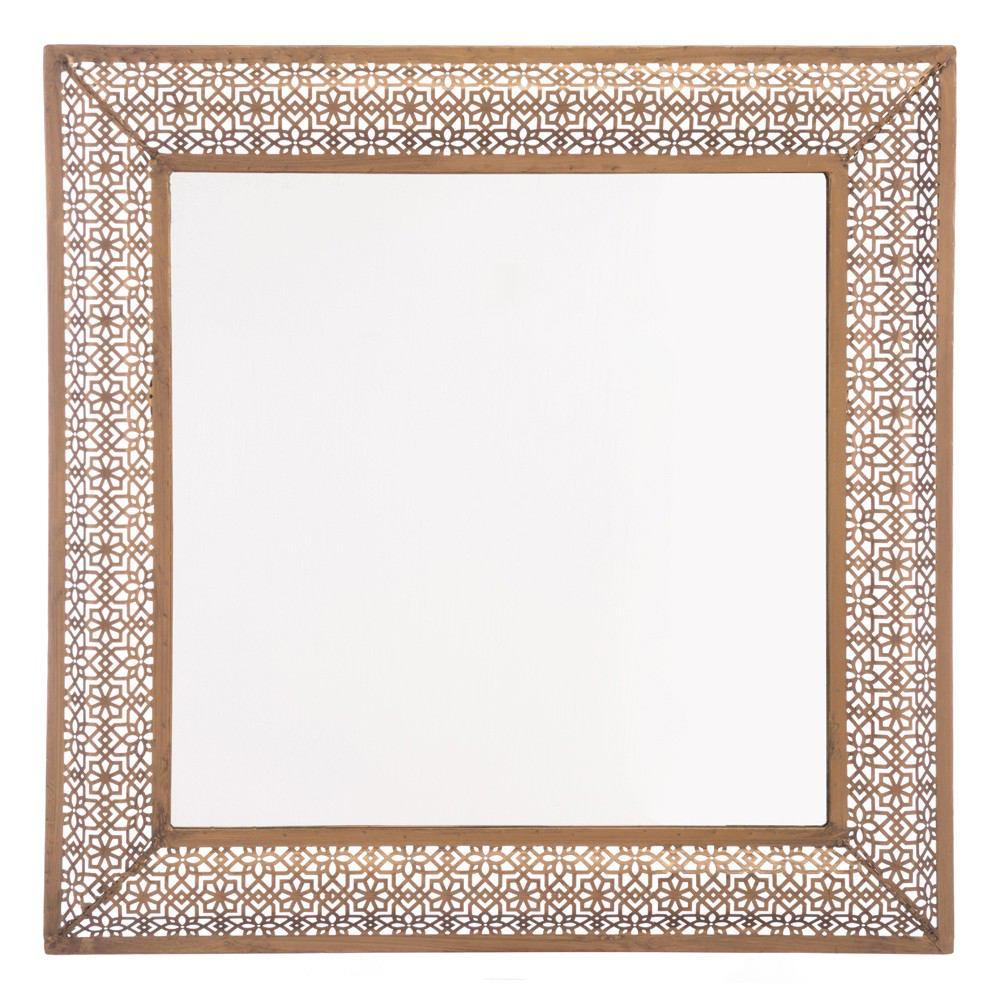 Zuo Moroccan Escamas Mirror Antique Gold